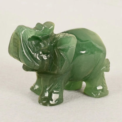 Jade Elephant Figurine