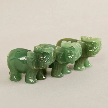 Jade Elephant Figurine