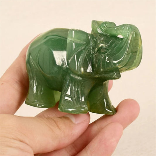Jade Elephant Figurine