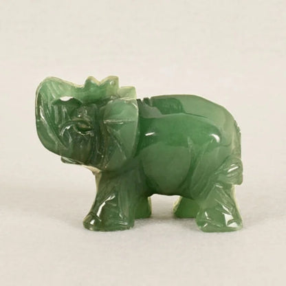 Jade Elephant Figurine
