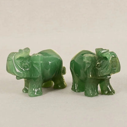Jade Elephant Figurine