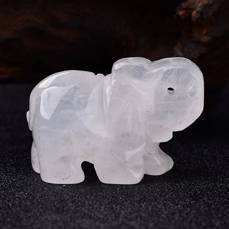 Jade Elephant Figurine