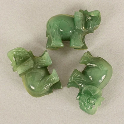 Jade Elephant Figurine