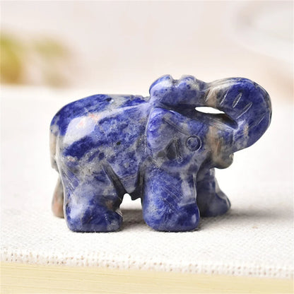 Jade Elephant Figurine