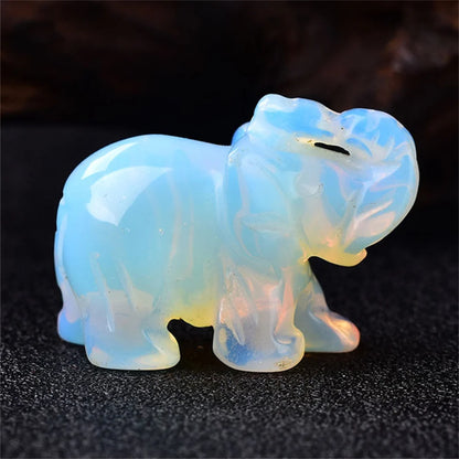 Jade Elephant Figurine