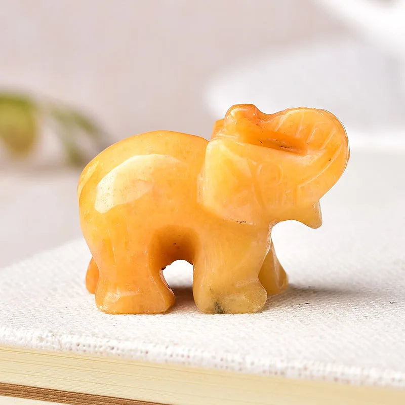 Jade Elephant Figurine