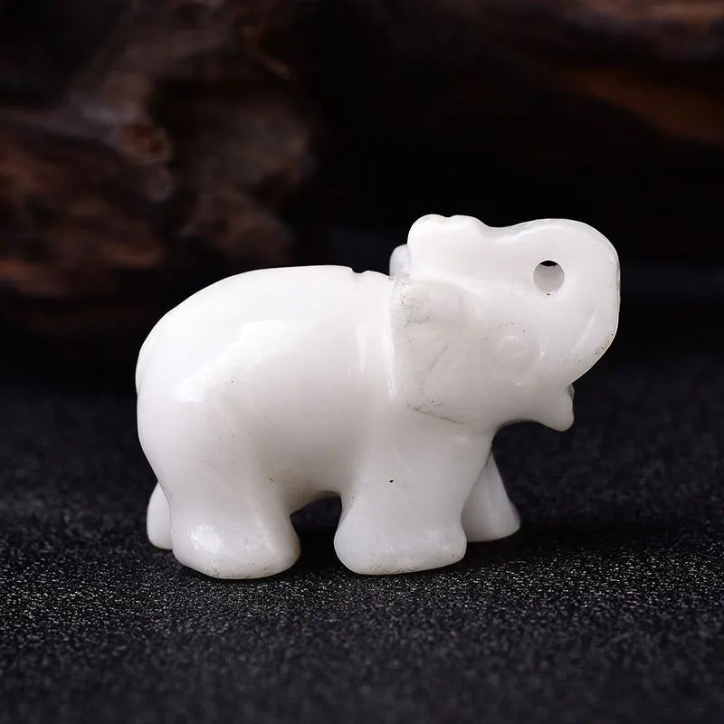 Jade Elephant Figurine