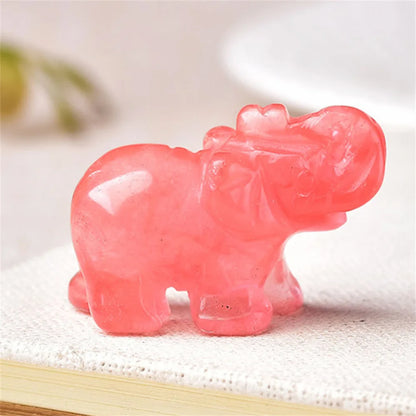 Jade Elephant Figurine