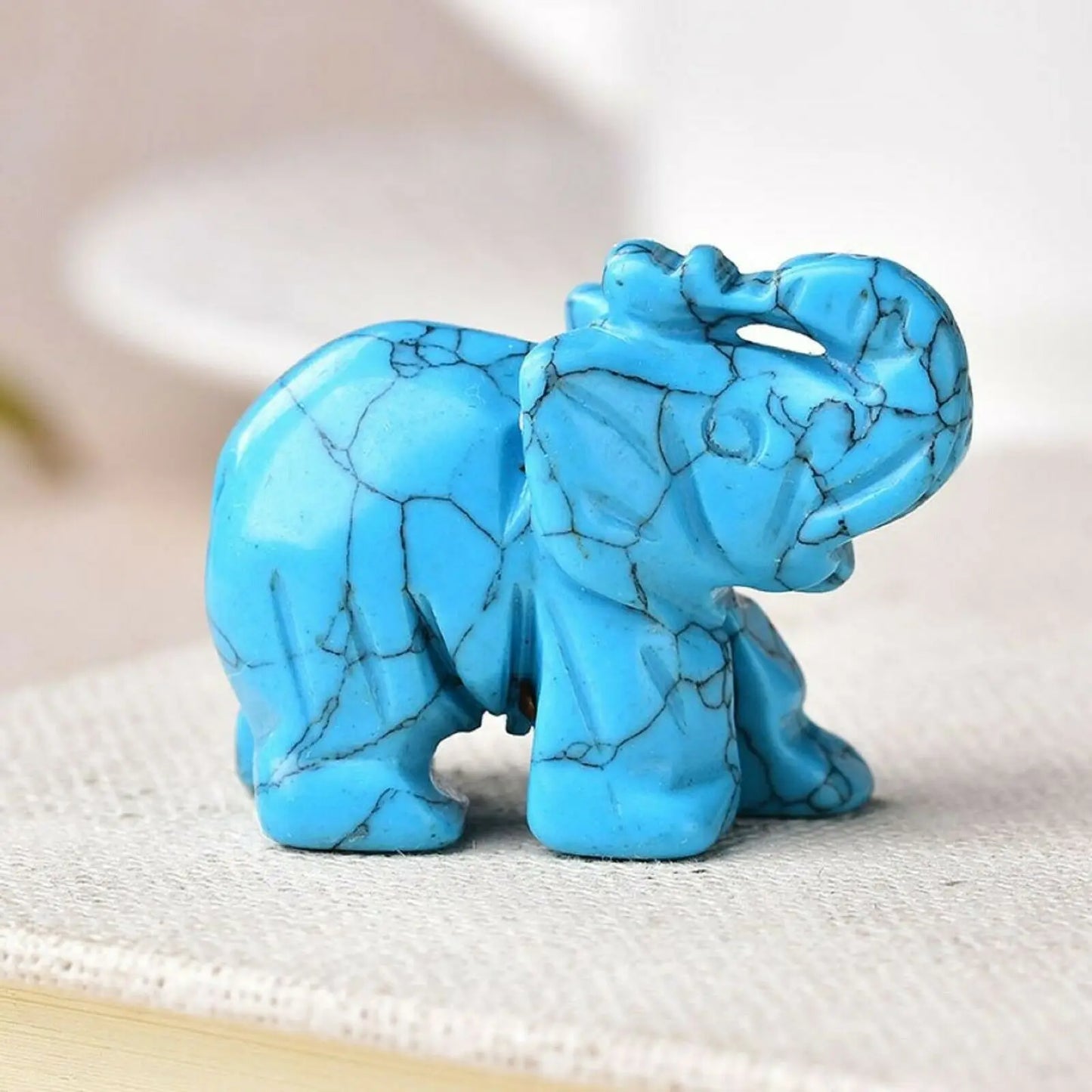 Jade Elephant Figurine