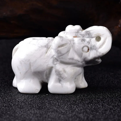 Jade Elephant Figurine
