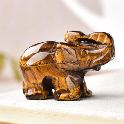 Jade Elephant Figurine