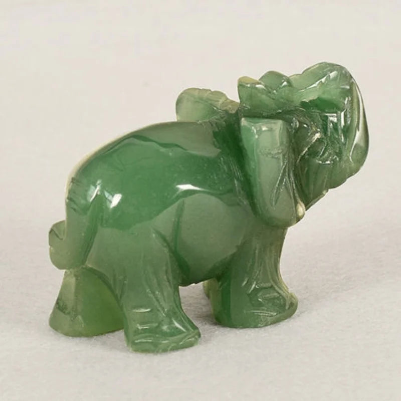Jade Elephant Figurine