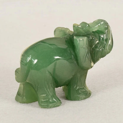 Jade Elephant Figurine