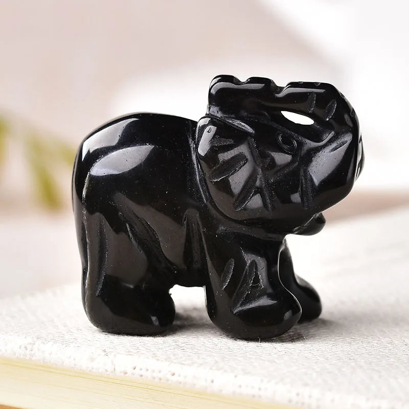 Jade Elephant Figurine