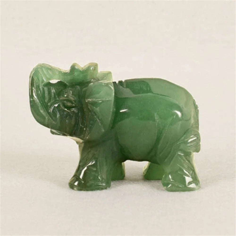 Jade Elephant Figurine
