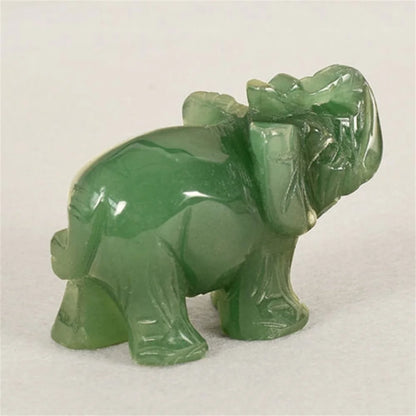 Jade Elephant Figurine