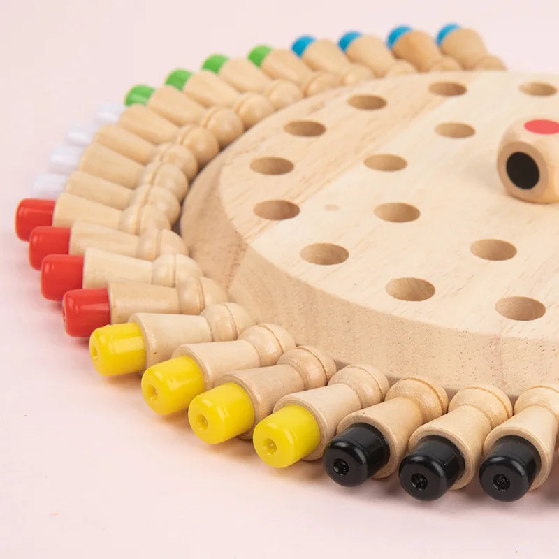Wooden Memory Match Game