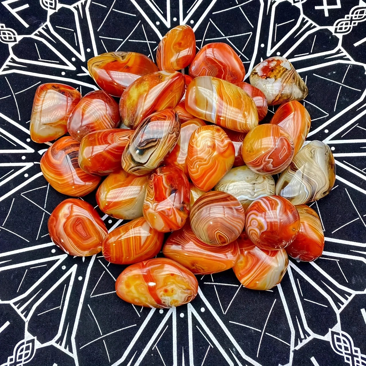 Sardonyx Palm Stone