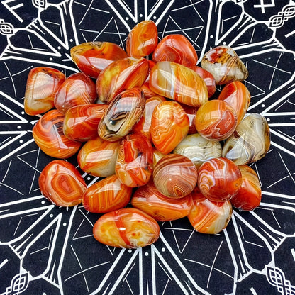 Sardonyx Palm Stone