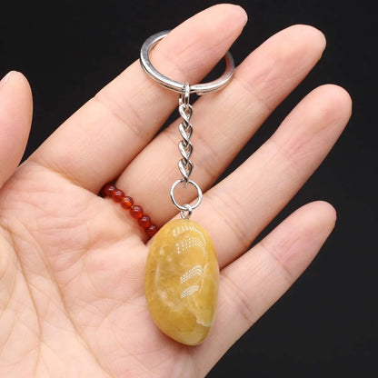 Reiki Stone Keychain
