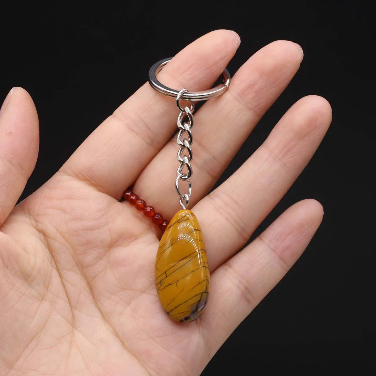 Reiki Stone Keychain