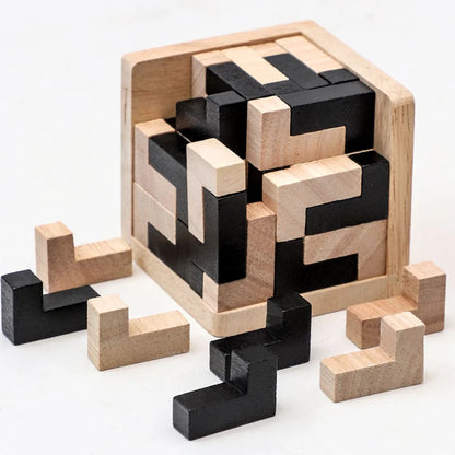 3D Wooden Interlocking Puzzle