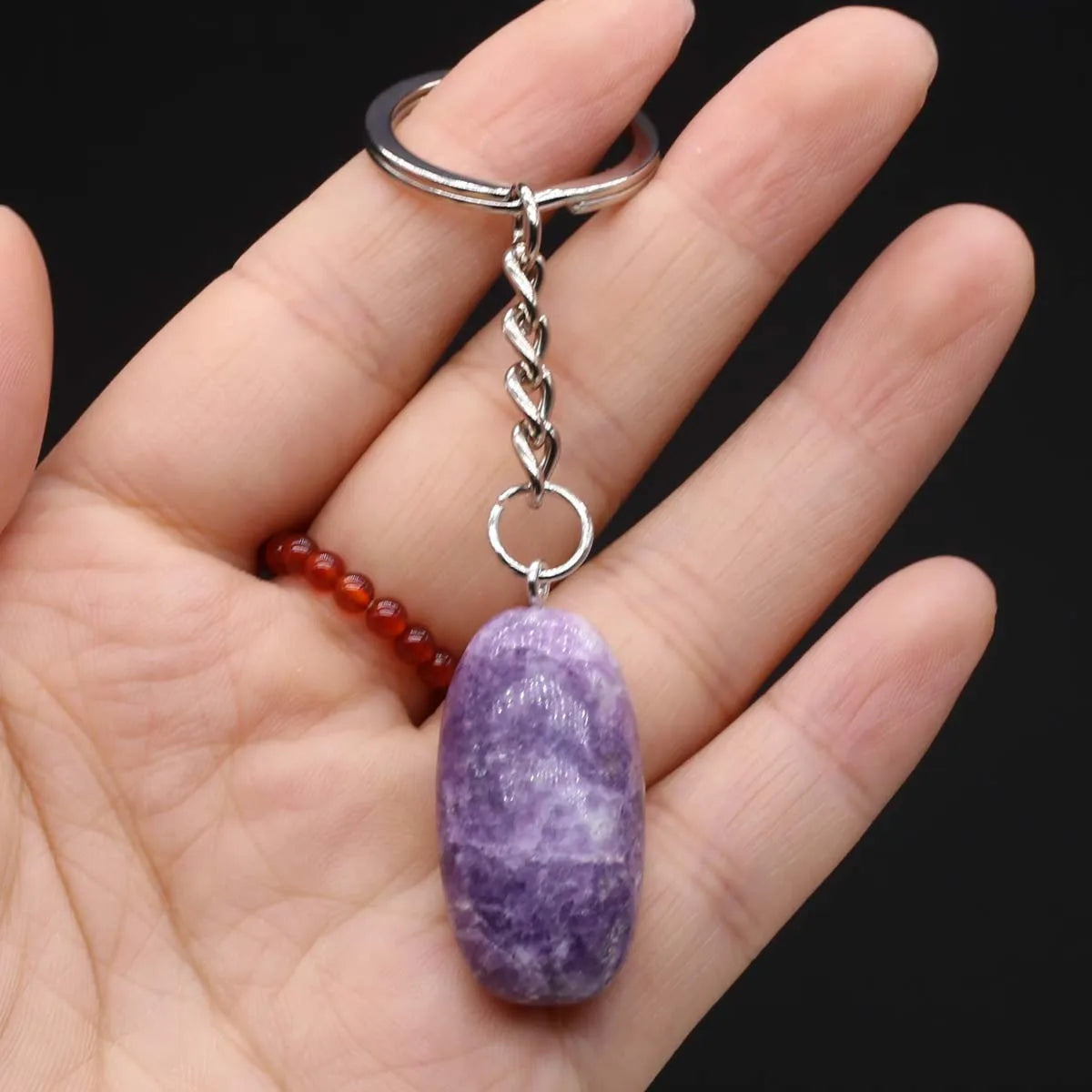 Reiki Stone Keychain