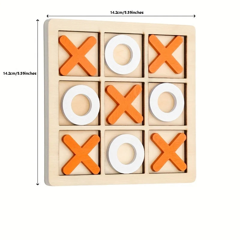 Wooden Tic Tac Toe Game