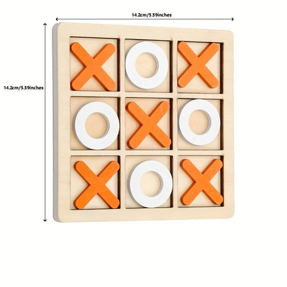 Wooden Tic Tac Toe Game
