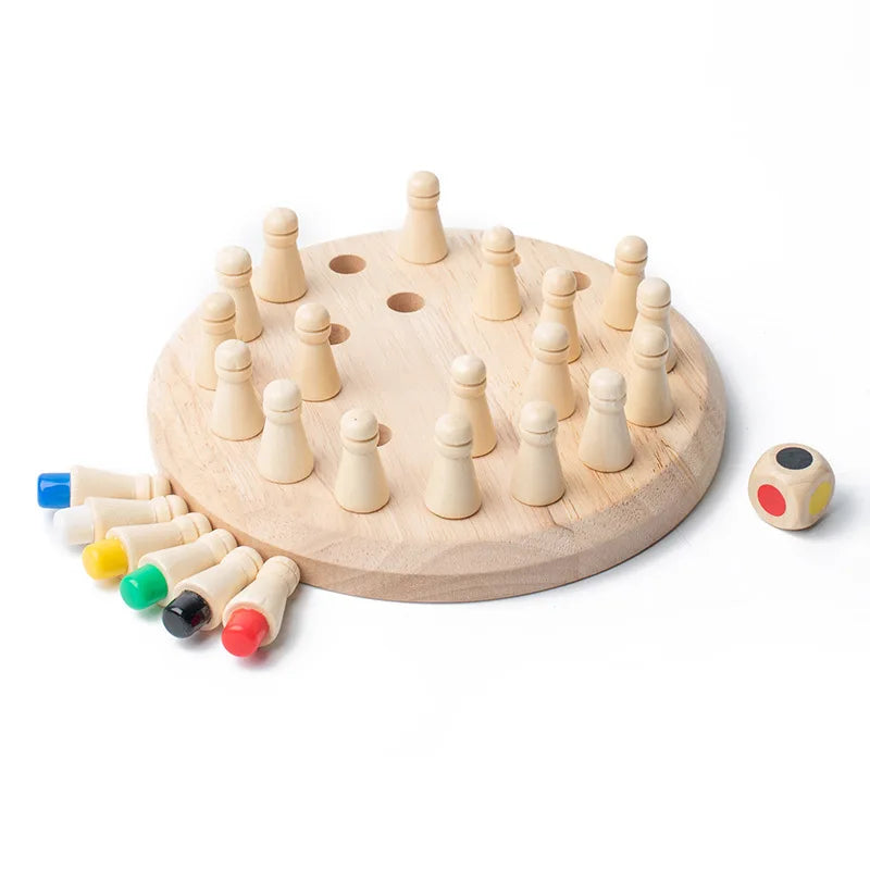 Wooden Memory Match Game