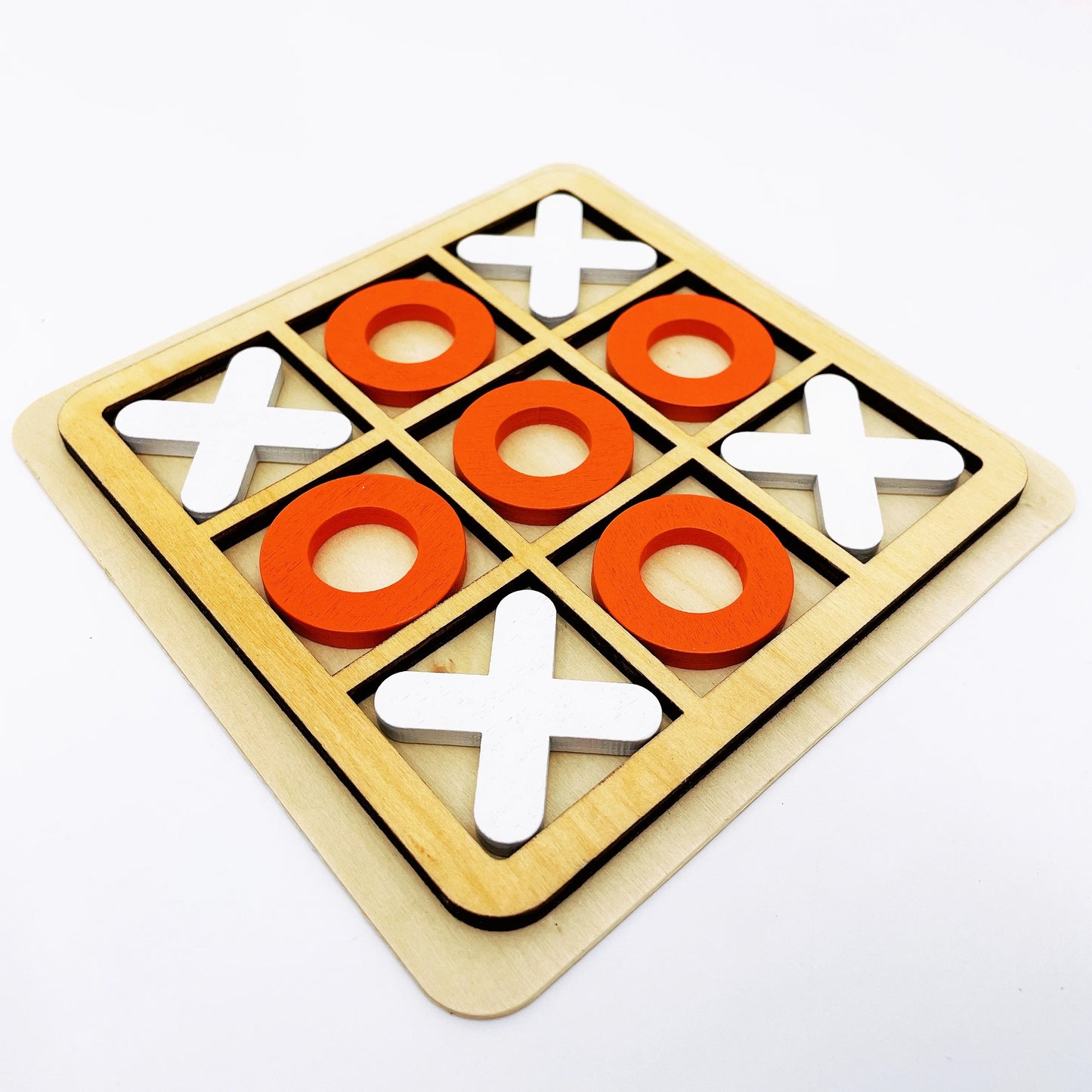 Wooden Tic Tac Toe Game