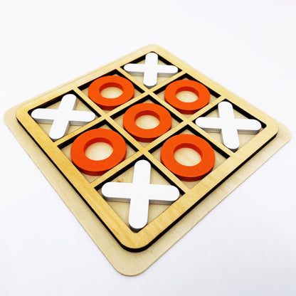 Wooden Tic Tac Toe Game