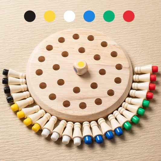 Wooden Memory Match Game