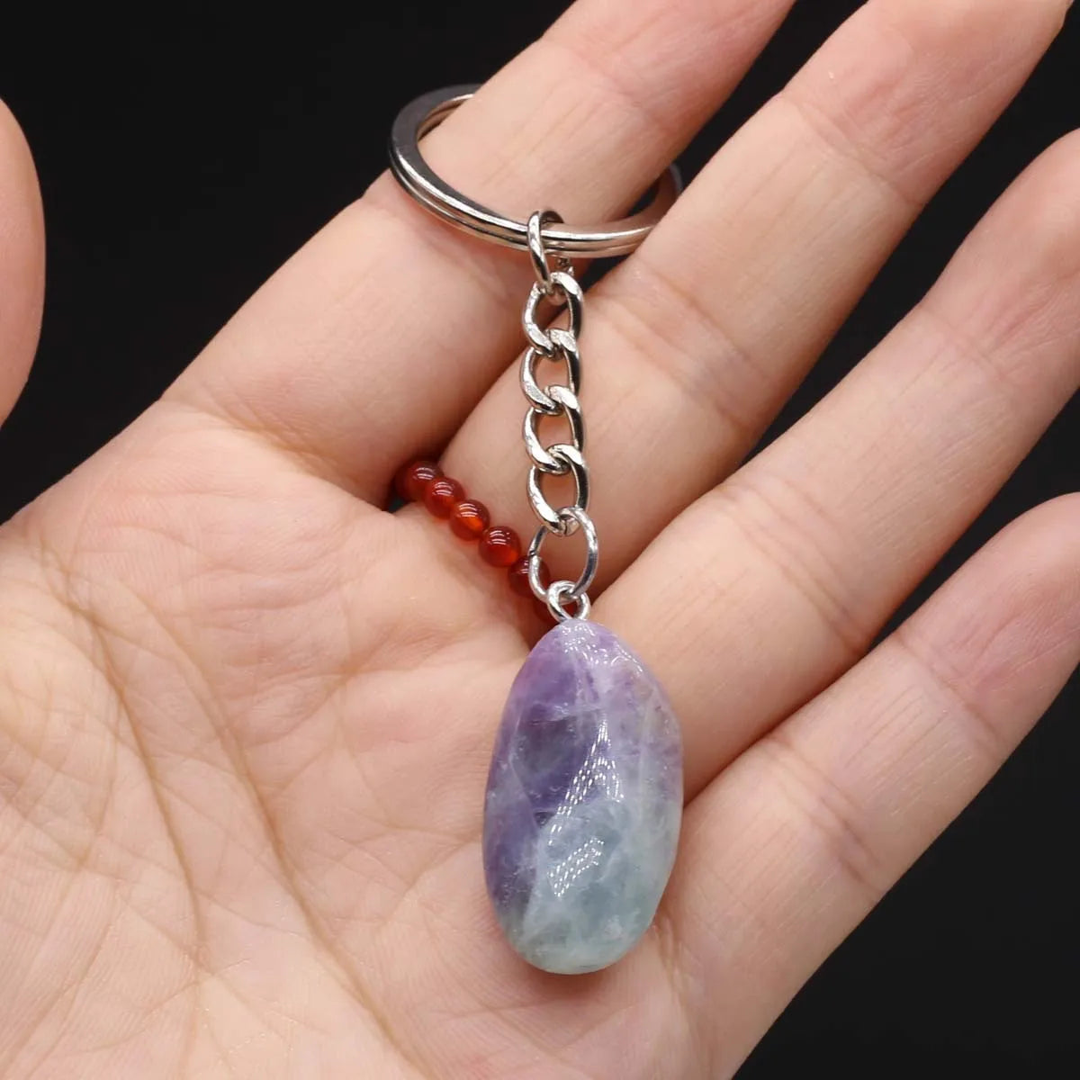 Reiki Stone Keychain