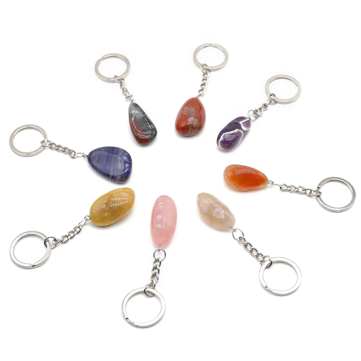 Reiki Stone Keychain