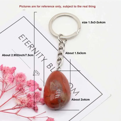 Reiki Crystal Keychain Set