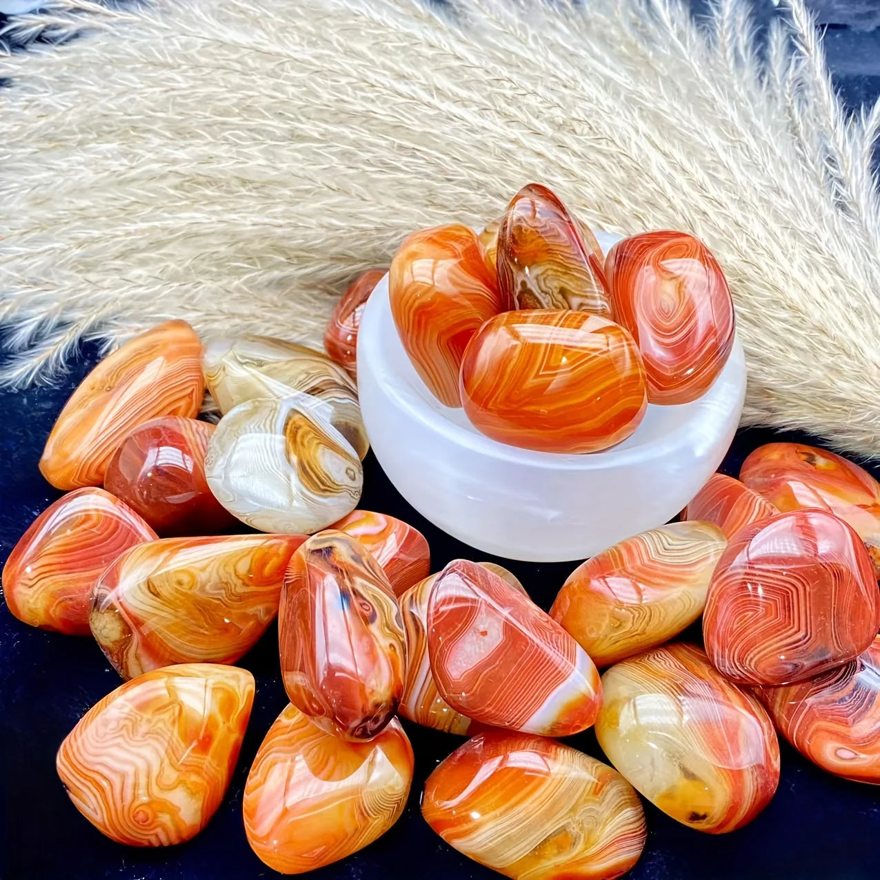 Sardonyx Palm Stone