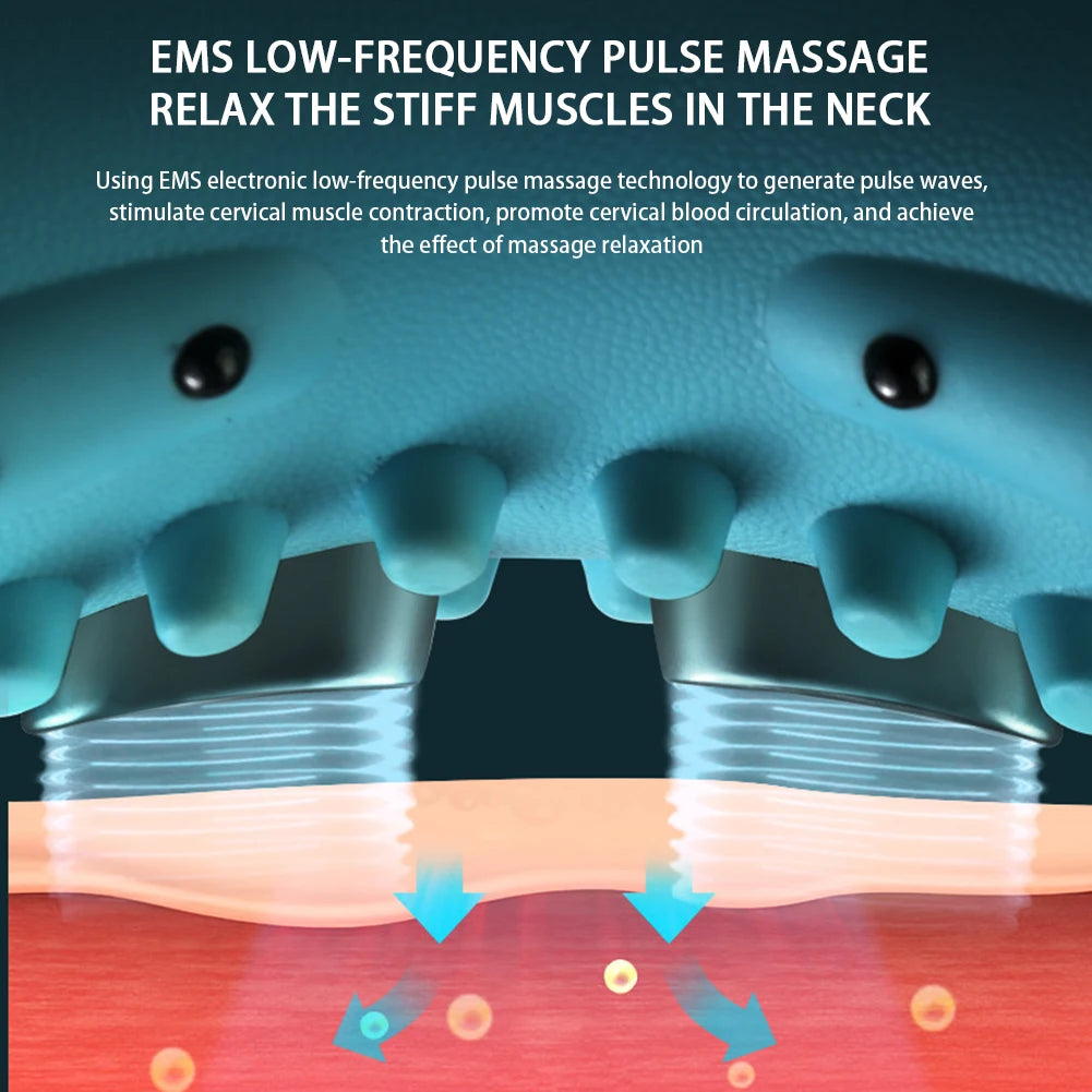 EMS Heating Acupressure Neck Pillow
