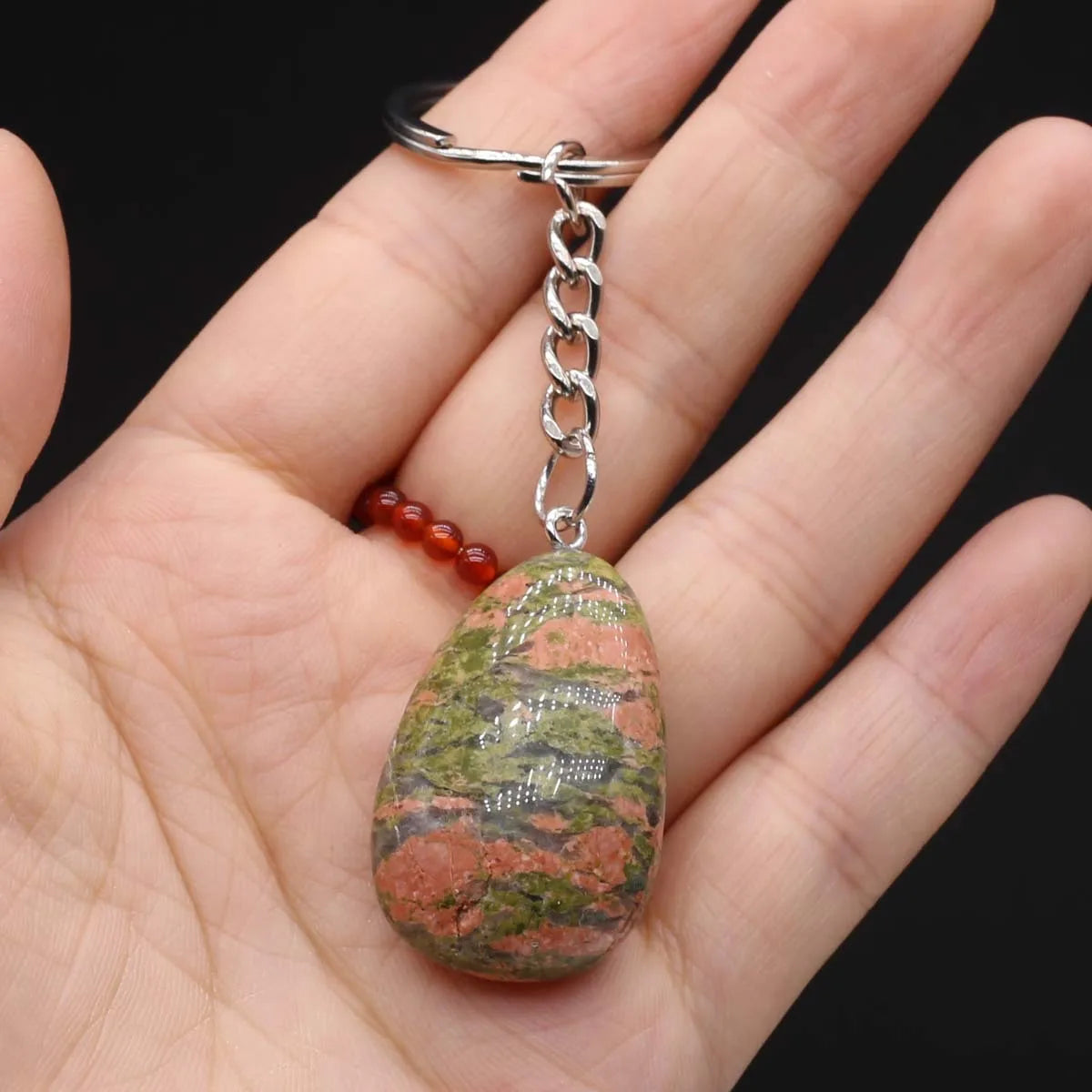 Reiki Stone Keychain