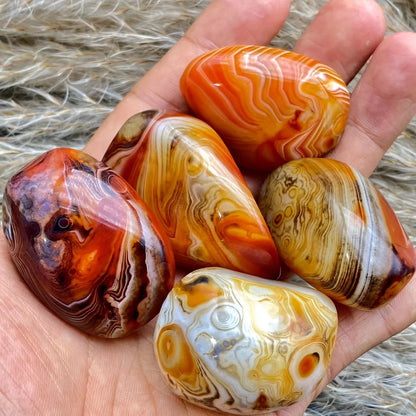 Sardonyx Palm Stone