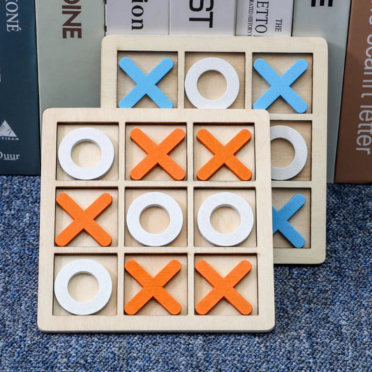 Wooden Tic Tac Toe Game