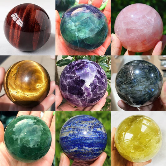 Natural Crystal Healing Sphere
