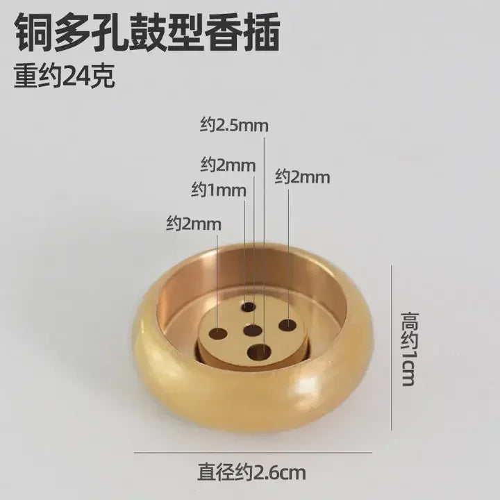 Alloy Lotus Incense Burner Plate