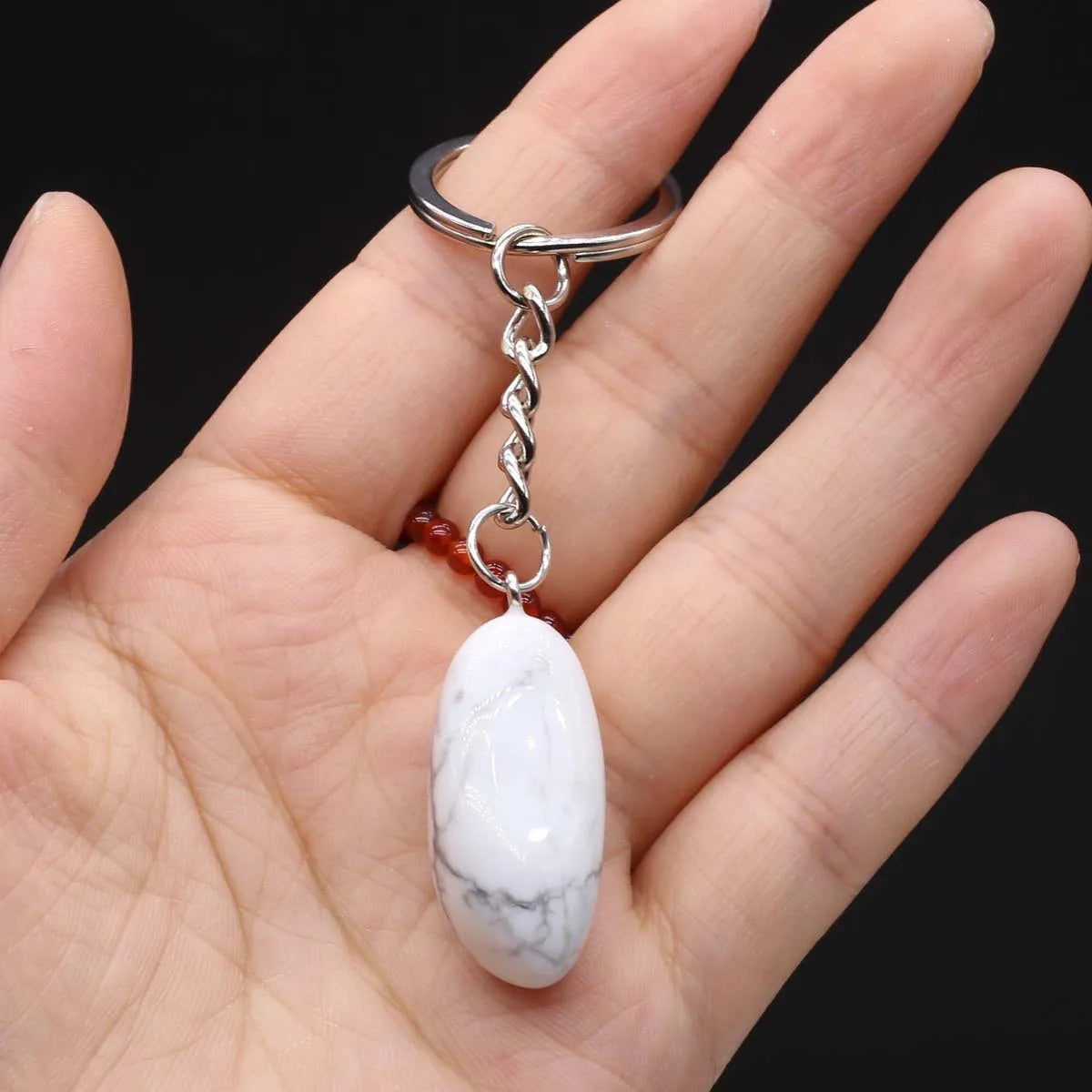 Reiki Stone Keychain